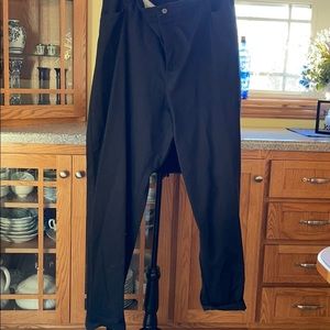 Black Lee Rider dress pants